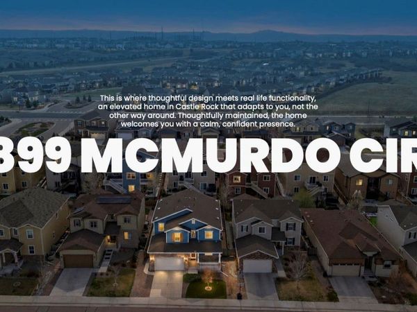 899 McMurdo Circle, Castle Rock, CO 80108