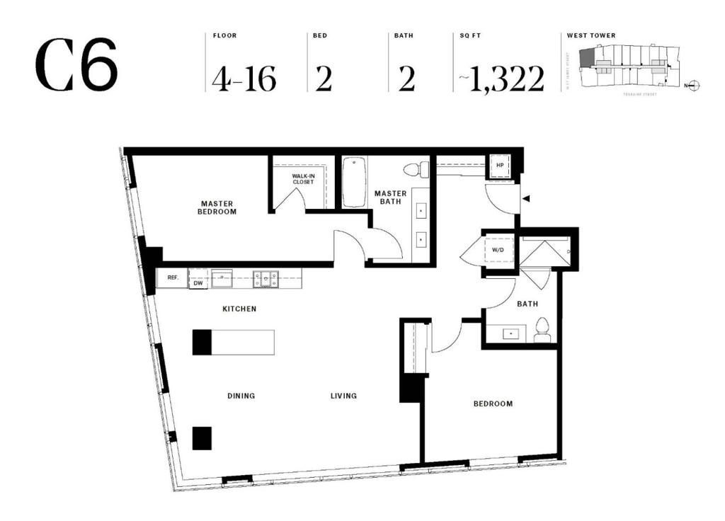 188 W Saint James Street, Unit 11001, San Jose, CA 95110 Main Photo