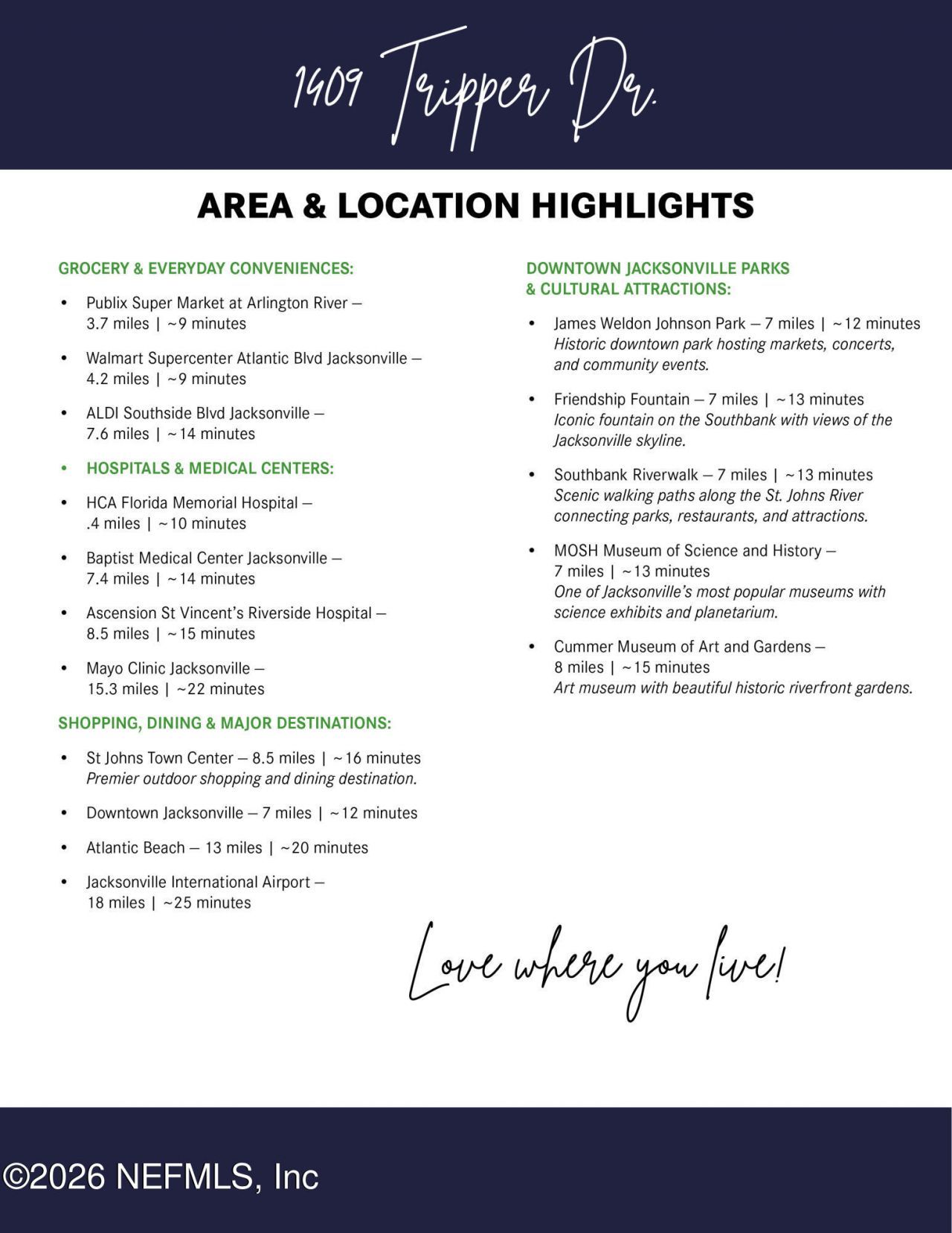 1409 Tripper Drive, Jacksonville, FL 32211 Photo