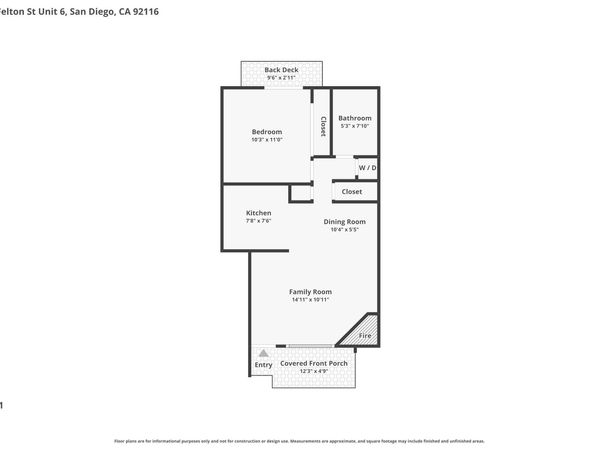 4642 Felton St, Unit 1, San Diego, CA 92116