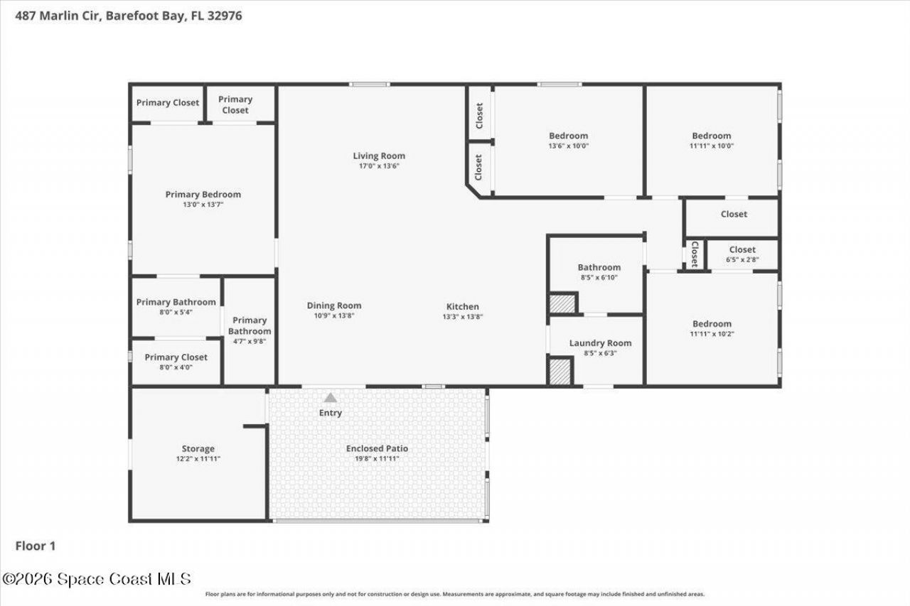 487 N Marlin Circle , Barefoot Bay, FL 32976 Photo