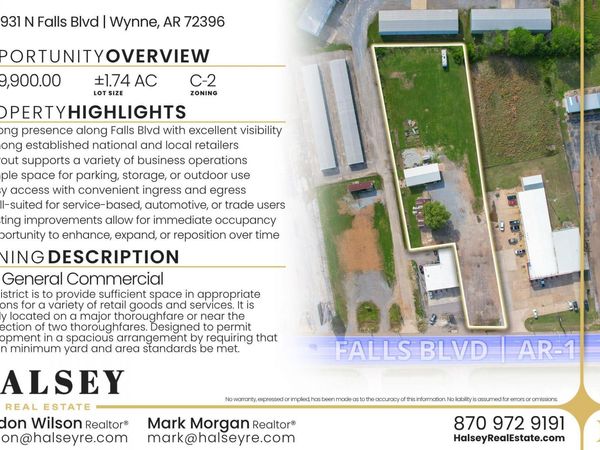1931 N Falls Boulevard, Wynne, AR 72396