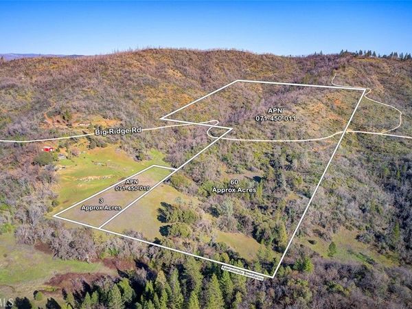 0 Big Ridge Road, Berry Creek, CA 95916