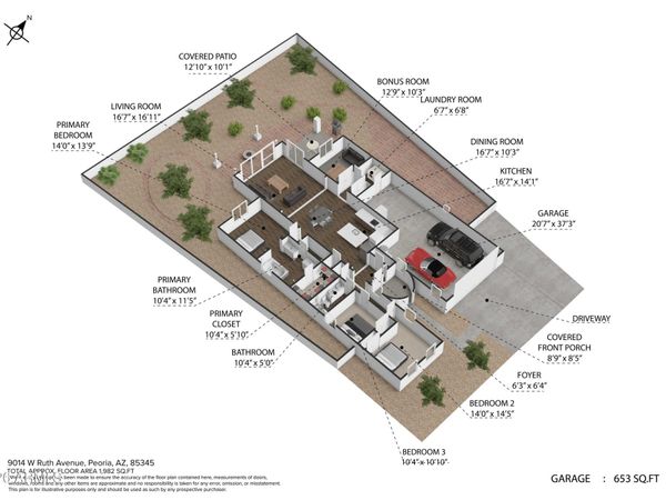 9014 W RUTH Avenue, Peoria, AZ 85345