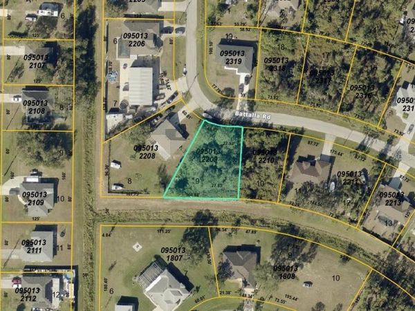 Lot #9 BATTALLA ROAD , NORTH PORT, FL 34291