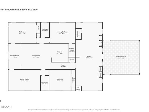 45 Wisteria Drive, Ormond Beach, FL 32176