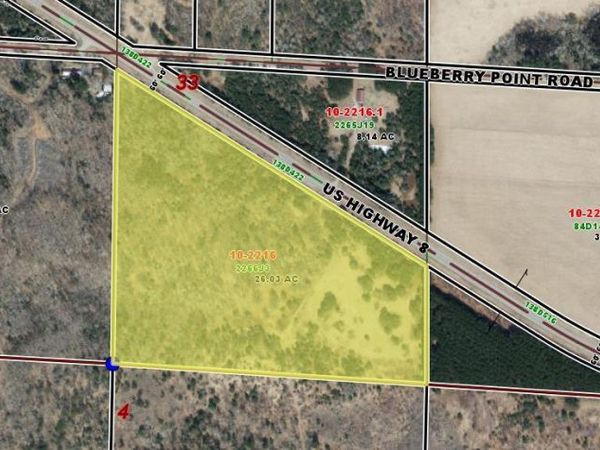 US HIGHWAY 8, Dunbar, WI 54119