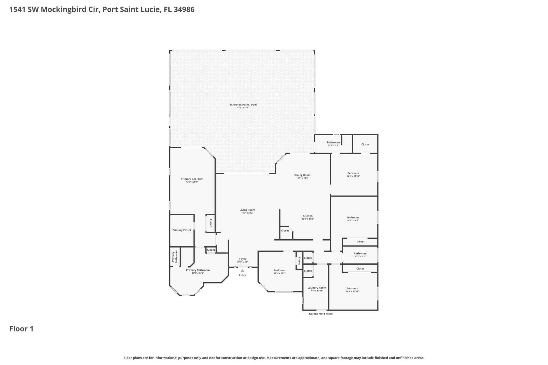 1541 SW Mockingbird Circle, Port Saint Lucie, FL 34986 Photo