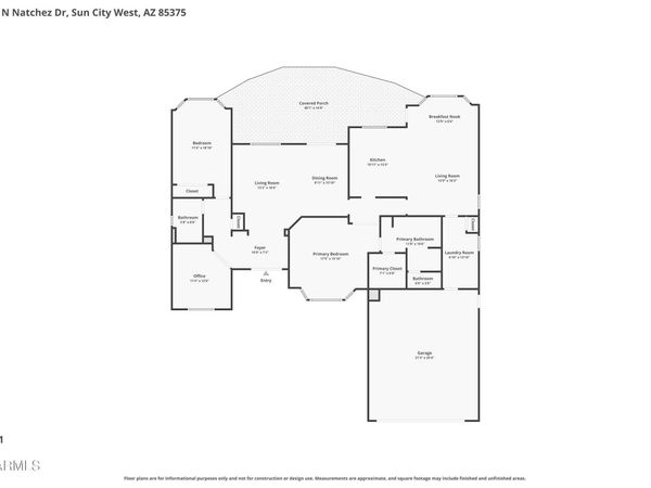 20602 N NATCHEZ Drive, Sun City West, AZ 85375