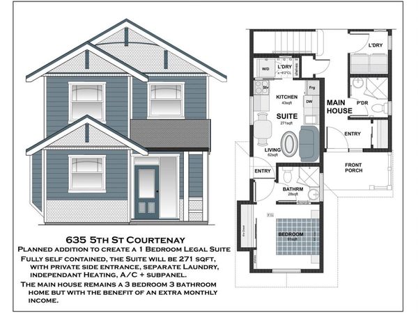 635 5th St , Courtenay, BC V9N 1K5