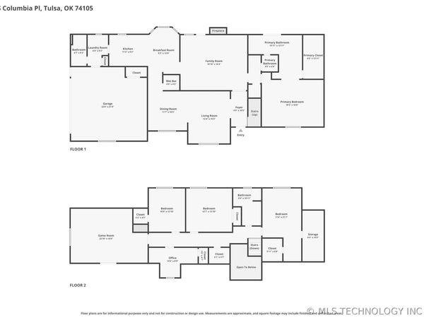 5706 S Columbia Place , Tulsa, OK 74105