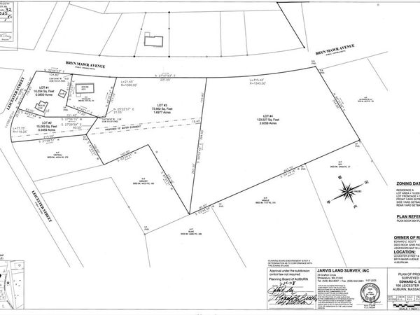 Lots 2,3,4 Leicester St., Auburn, MA 01501