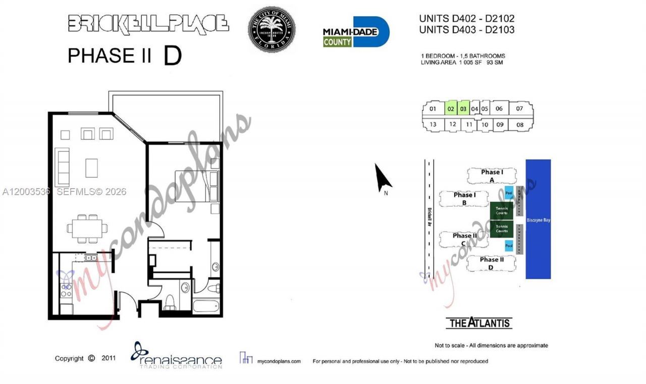 1925 Brickell Ave , Unit 1003, Miami, FL 33129 Photo