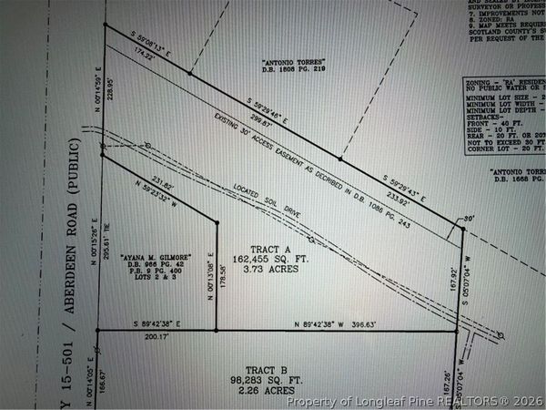 Tract A Aberdeen Road , Marston, NC 28363