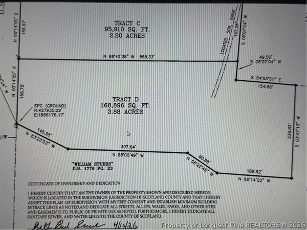 Tract D Aberdeen Road , Marston, NC 28363