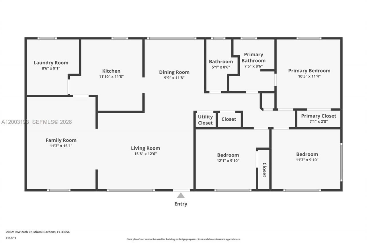 20621 NW 24th Ct , Miami Gardens, FL 33056 Photo