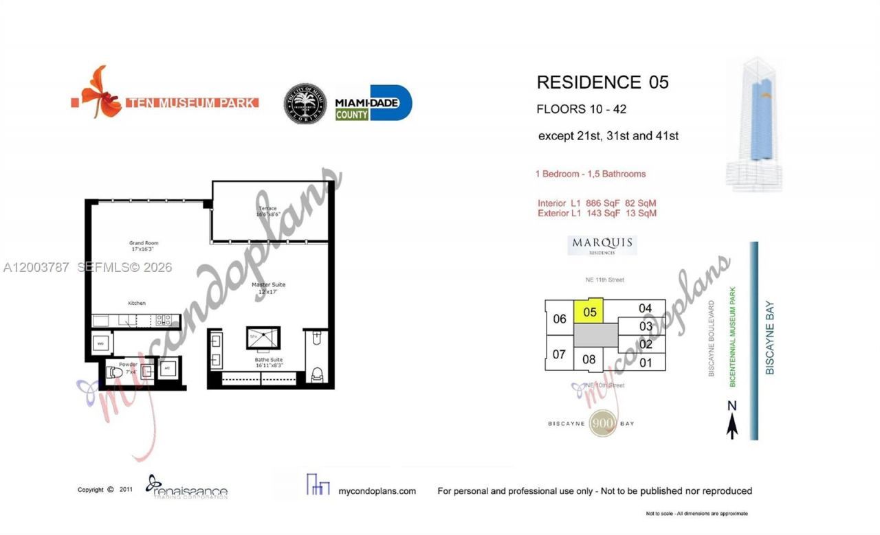 1040 Biscayne Blvd, Unit 1905, Miami, FL 33132 Photo