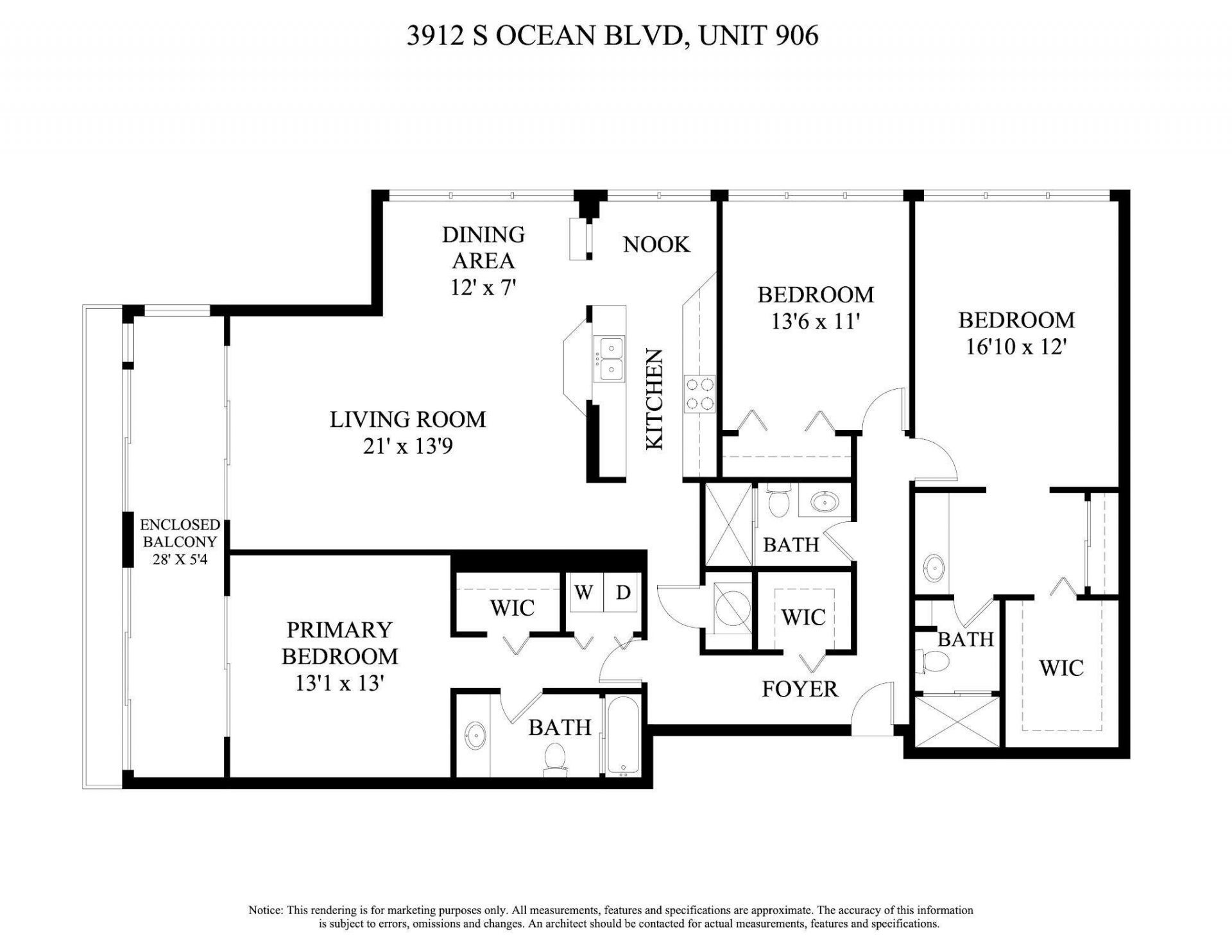 3912 S Ocean Boulevard, Unit 906, Highland Beach, FL 33487 Photo