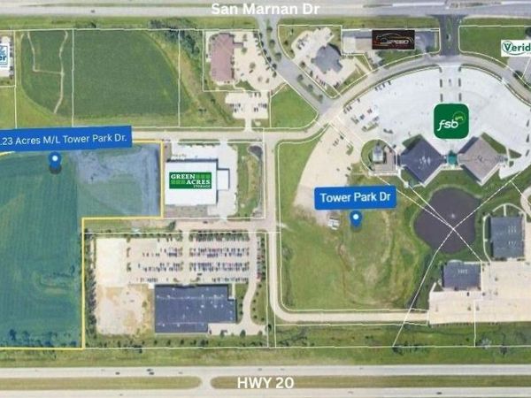 +/- 12.23 Acres Tower Park Drive, Waterloo, IA 50701