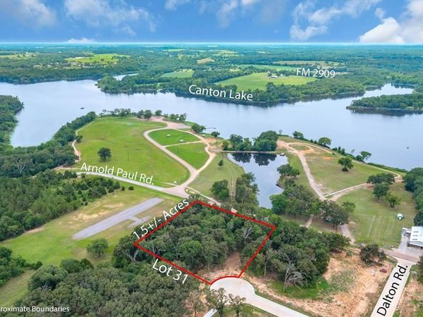 1.5 acres TBD Lot 31 Lakeview Drive, Canton, TX 75103