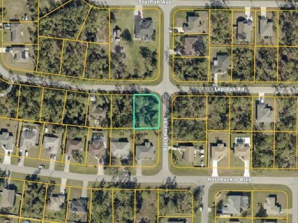 Lot #25 BLACKMAN STREET , NORTH PORT, FL 34291