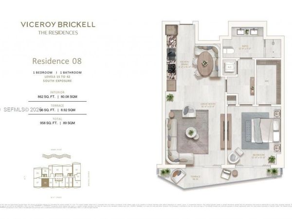 77 SE 5 , Unit 2108, Miami, FL 33131