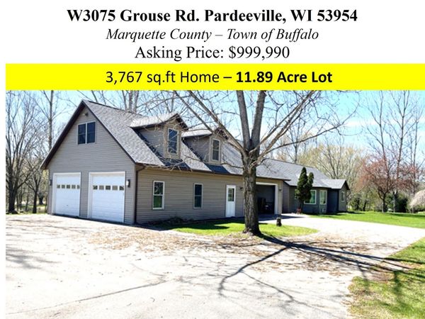 W3075 Grouse Road, Pardeeville, WI 53954