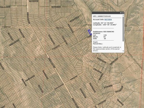 Beryl (U26 B44 L126) Road NE, Unit 26, Rio Rancho, NM 87144