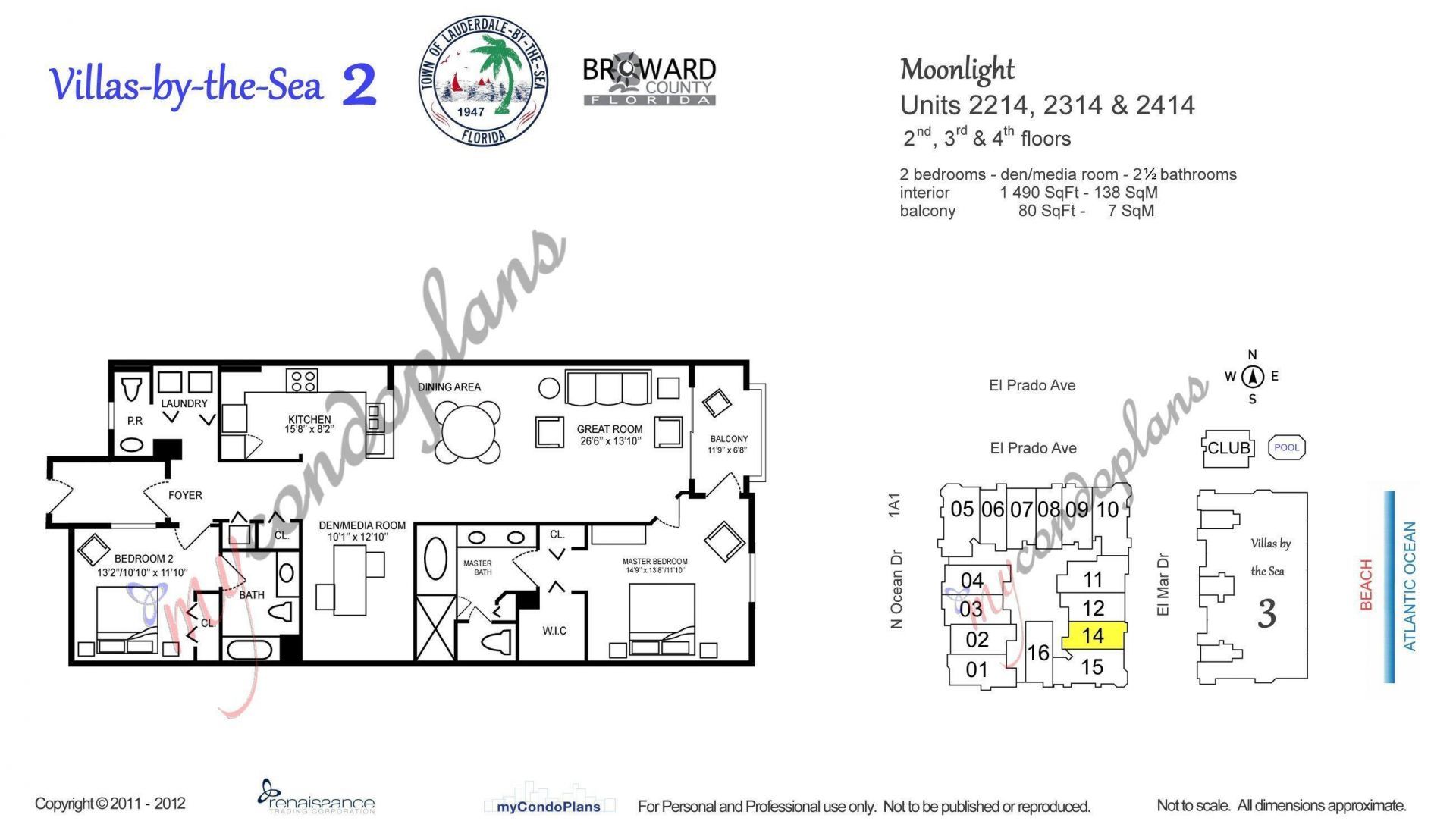 4445 El Mar Drive, Unit 2414, Lauderdale by the Sea, FL 33308 Photo
