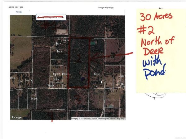 Deer Road , Rose Bud, AR 72137
