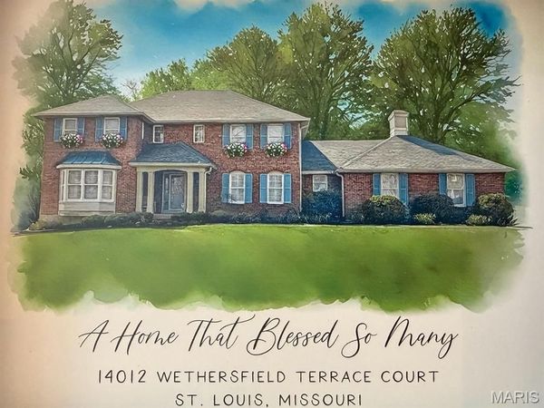 14012 Wethersfield Terrace Court , Chesterfield, MO 63017