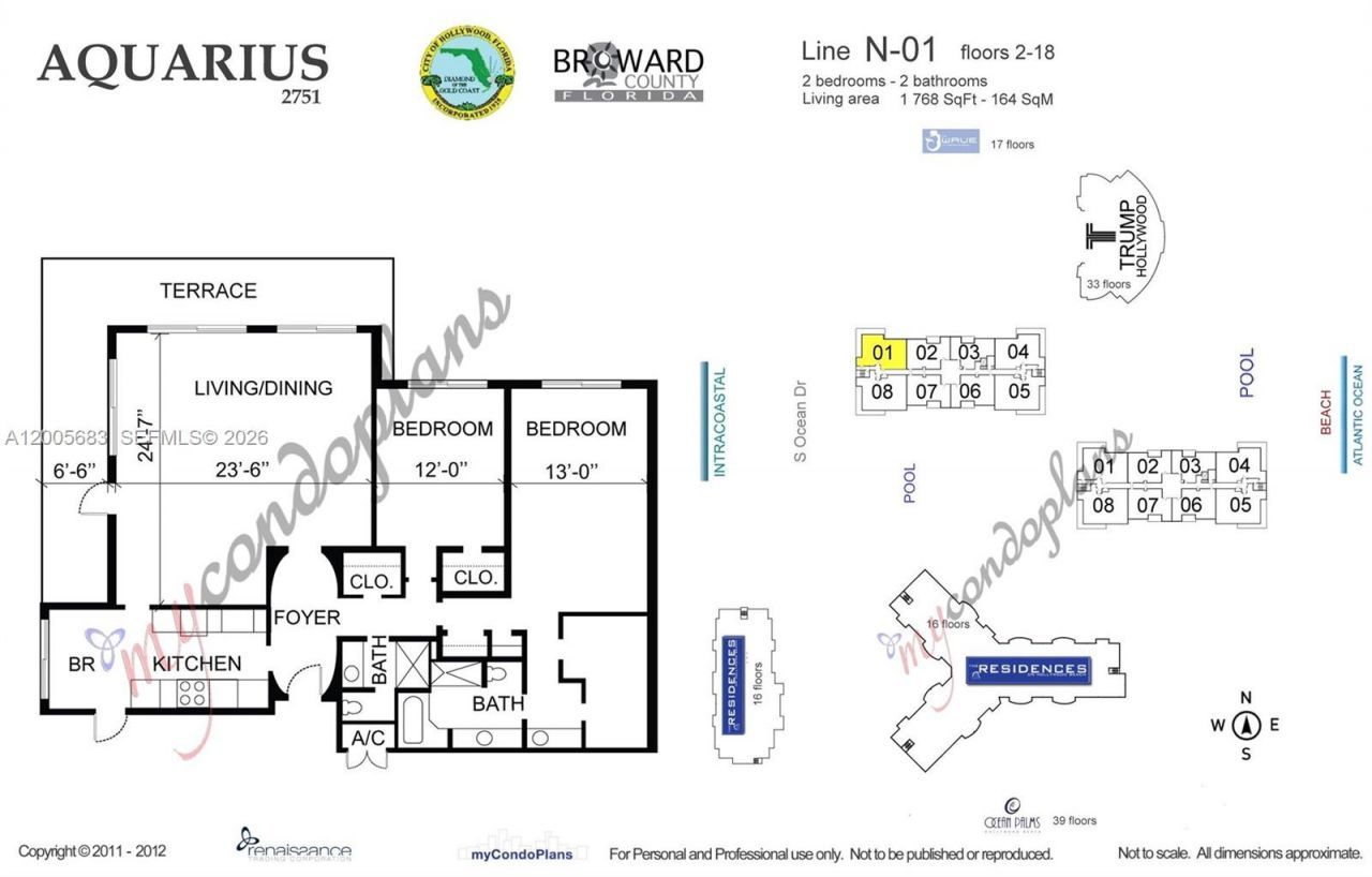 2751 S Ocean Dr , Unit 701N, Hollywood, FL 33019 Photo