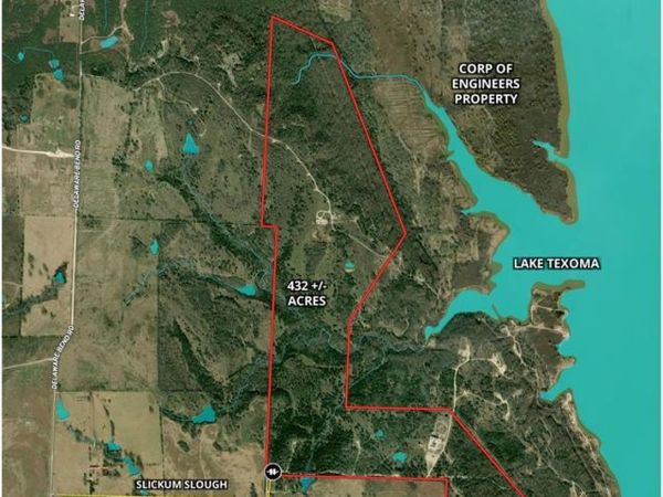 432 Acres Slickum Slough Road , Whitesboro, TX 76273
