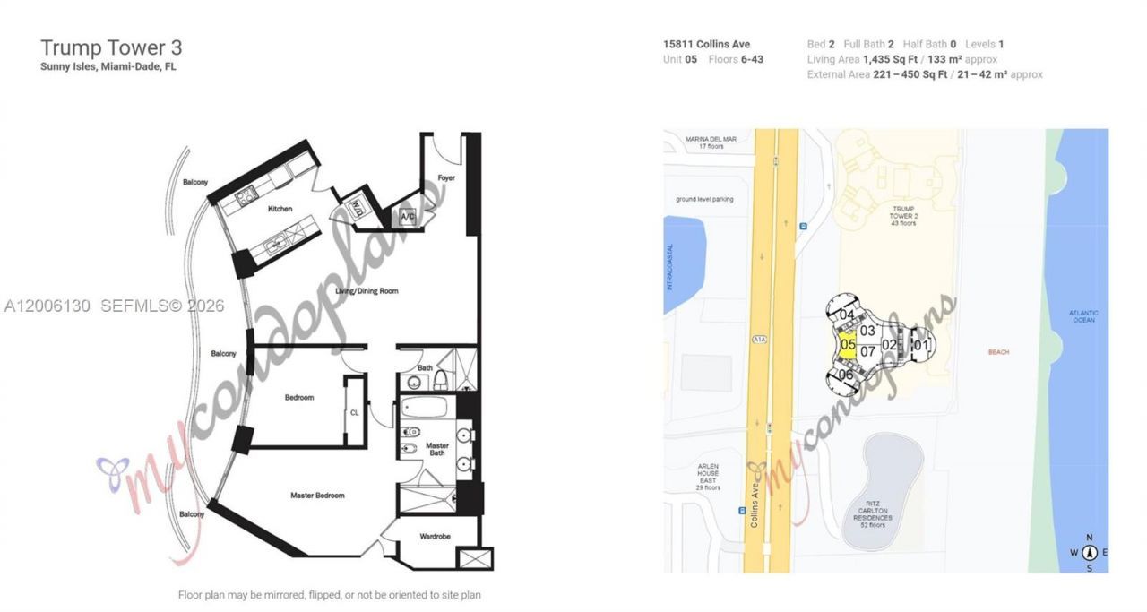 15811 Collins Ave , Unit 3805, Sunny Isles Beach, FL 33160 Photo