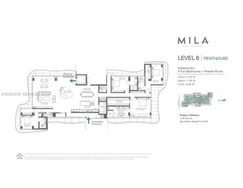 1125 97th St , Unit PH601, Bay Harbor Islands, FL 33154 Photo
