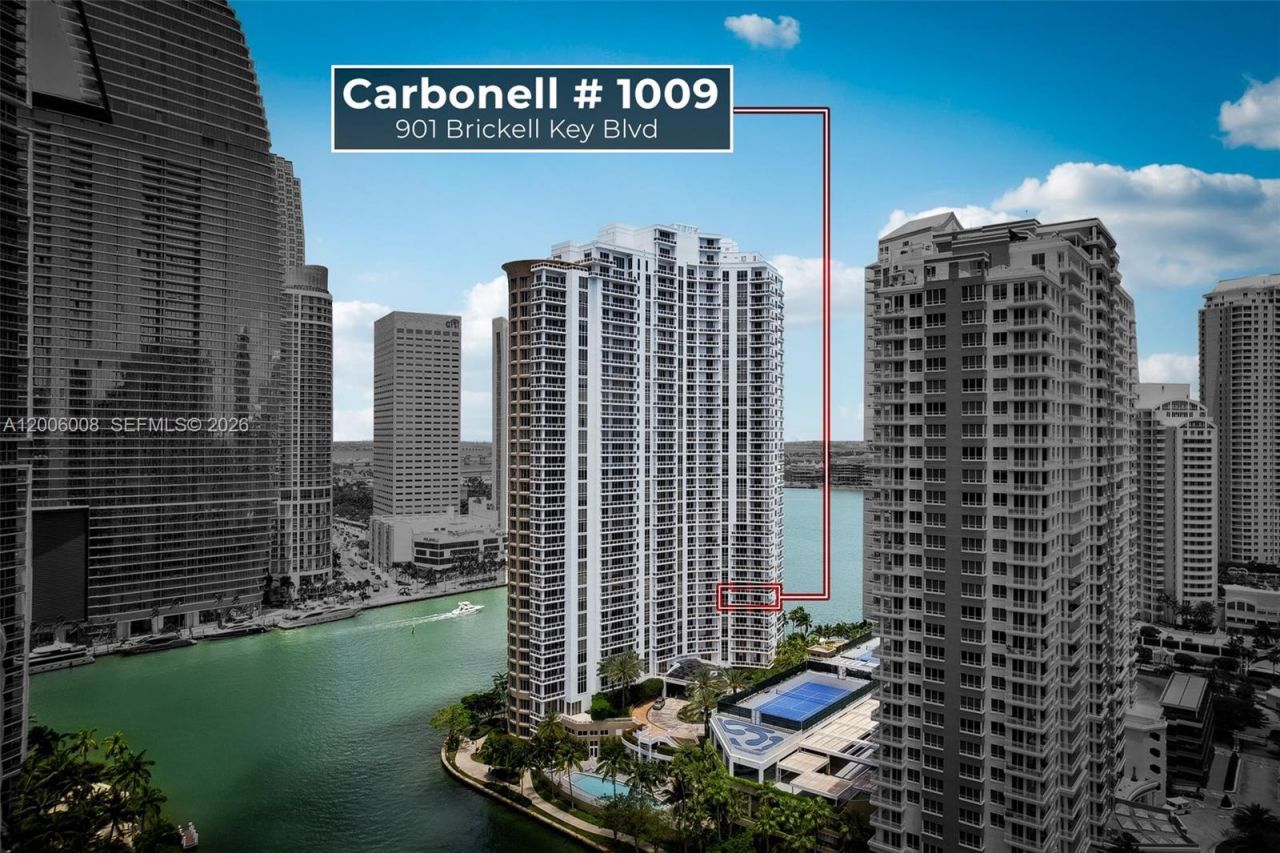 901 Brickell Key Blvd , Unit 1009, Miami, FL 33131 Photo