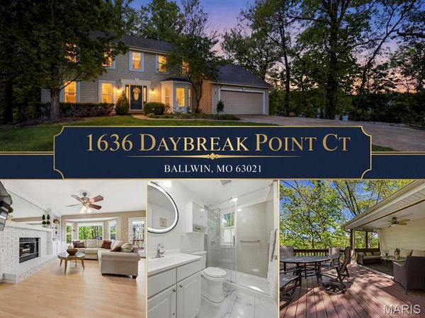 1636 Daybreak Point Court, Unincorporated, MO 63021