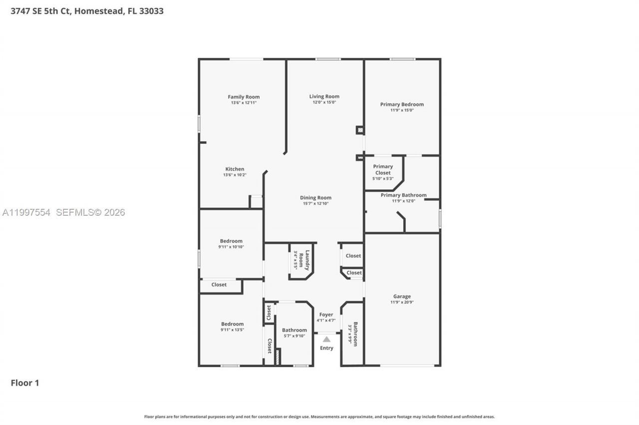 3747 SE 5th Ct, Homestead, FL 33033 Photo