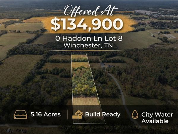 0 Haddon Ln , Winchester, TN 37398