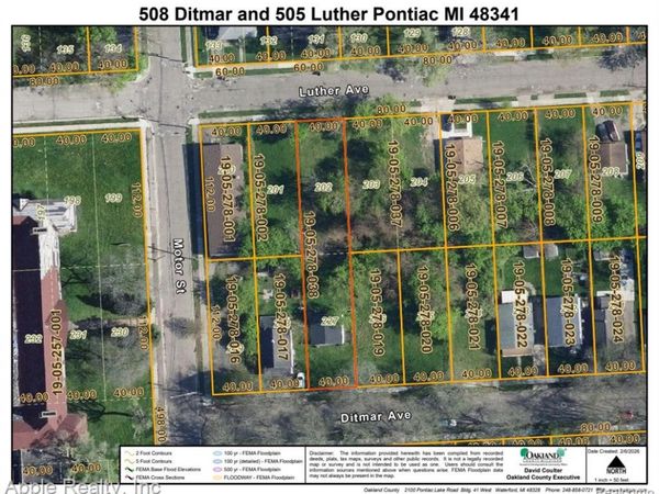 508 Ditmar & 505 Luther, Pontiac, MI 48341