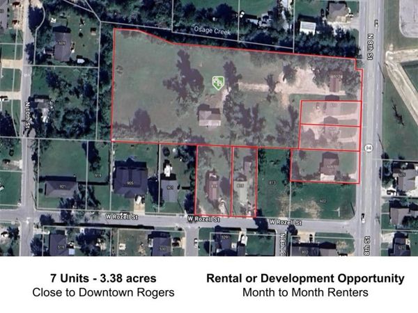 612 N 8th Street , Rogers, AR 72756