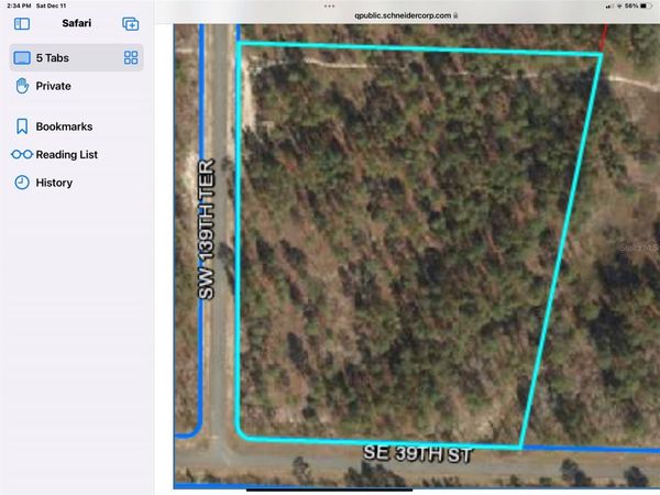 00 SE 139TH LOT 23 TERRACE , MORRISTON, FL 32668