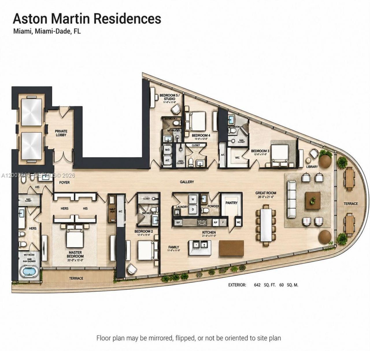 300 Biscayne Boulevard Way, Unit 4201E, Miami, FL 33131 Photo