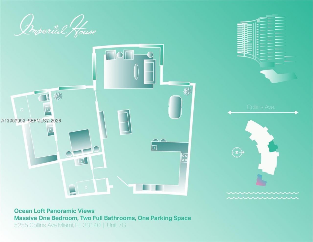 5255 Collins Ave , Unit 7G, Miami Beach, FL 33140 Photo
