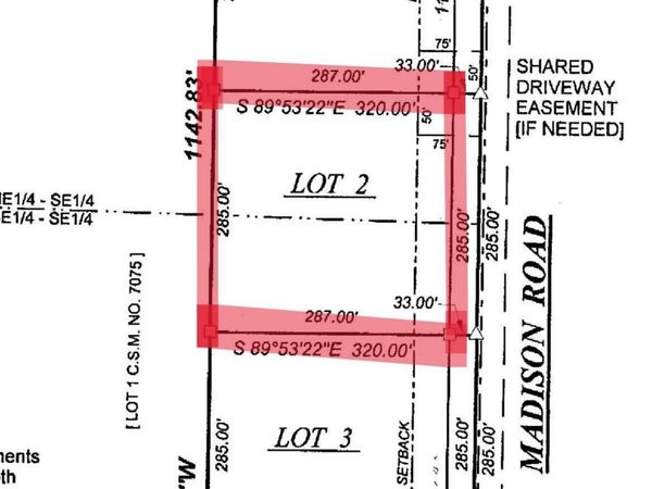 MADISON ROAD, Mayville, WI 53050