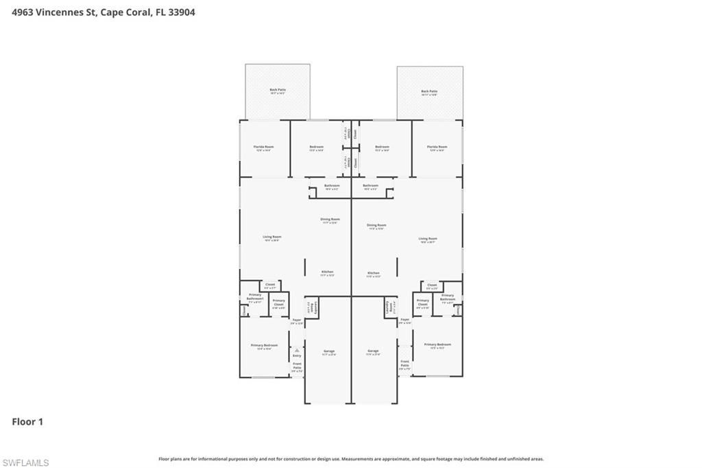 4963 Vincennes St, Unit 1-2, Cape Coral, FL 33904 Photo