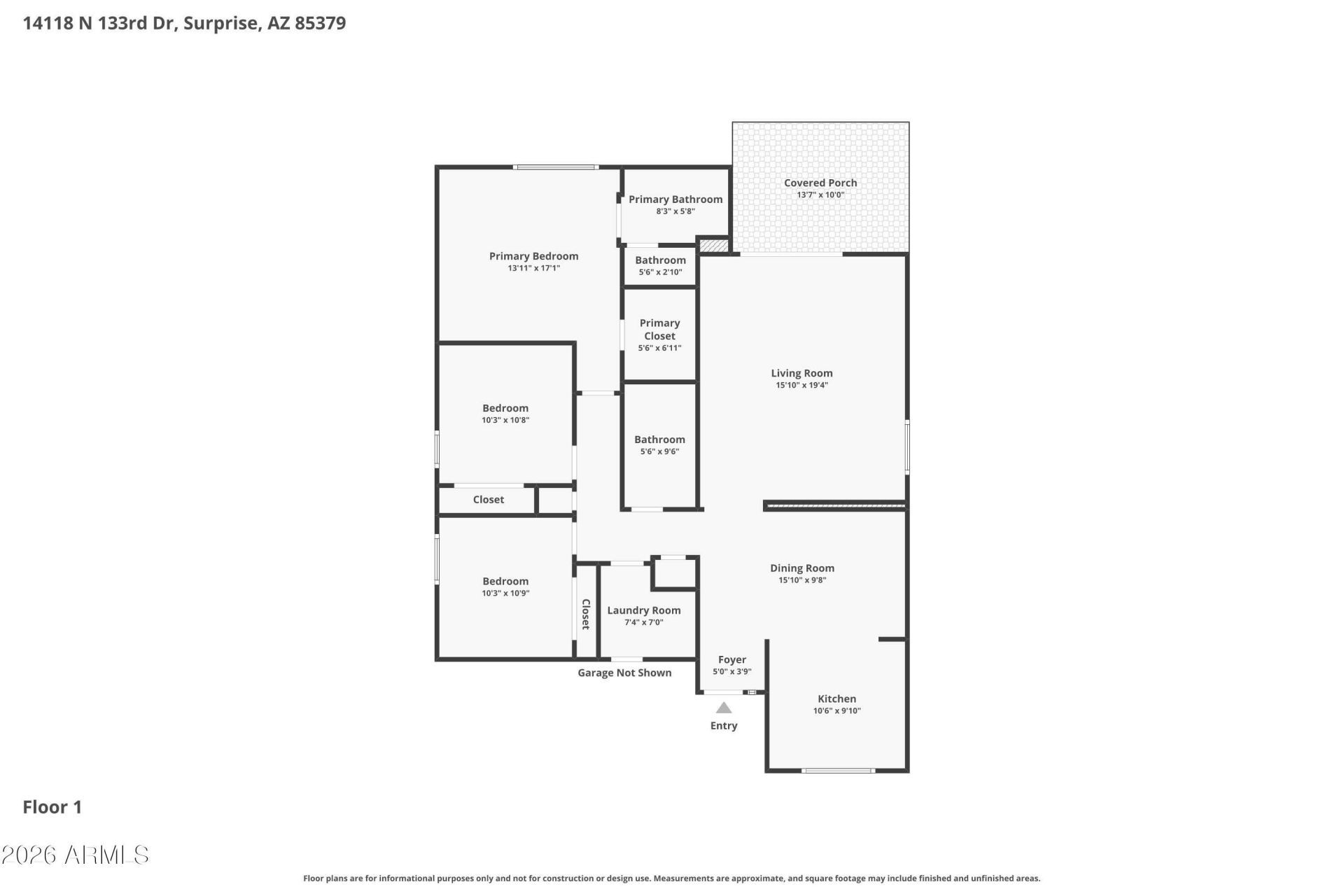 14118 N 133rd Drive, Surprise, AZ 85379 Main Photo