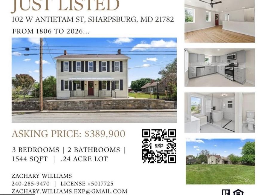 102 W Antietam Street, Sharpsburg, MD 21782 Main Photo