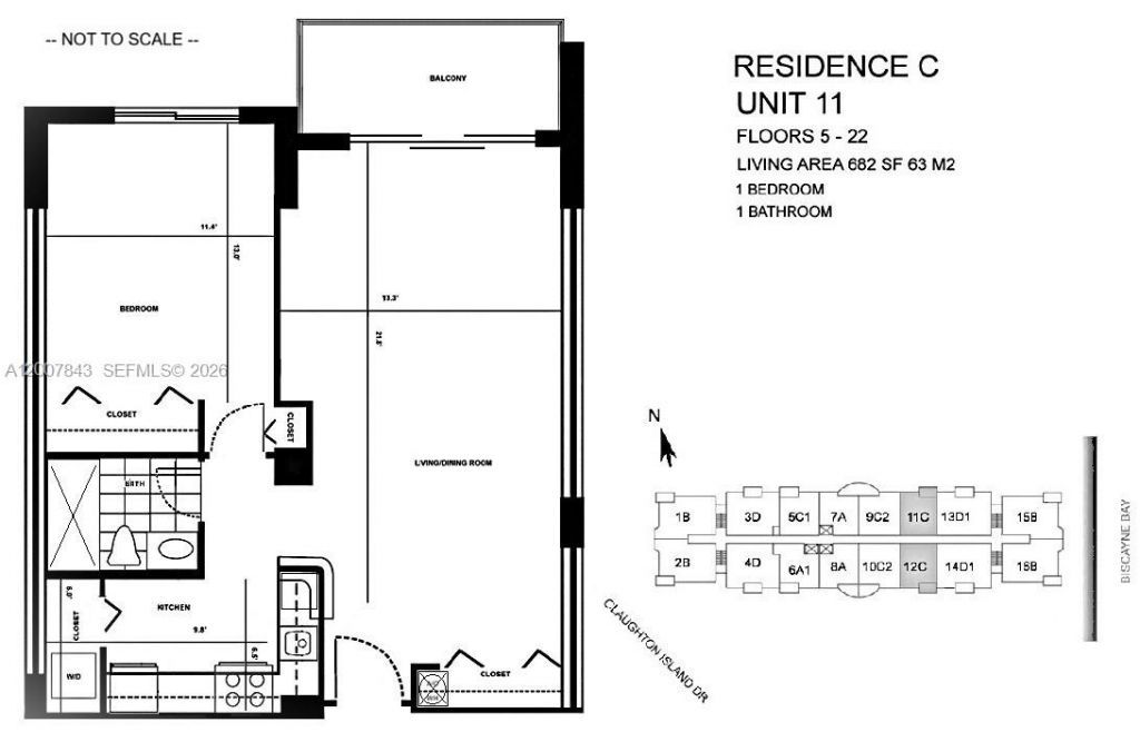 770 Claughton Island Dr, Unit 2011, Miami, FL 33131 Photo