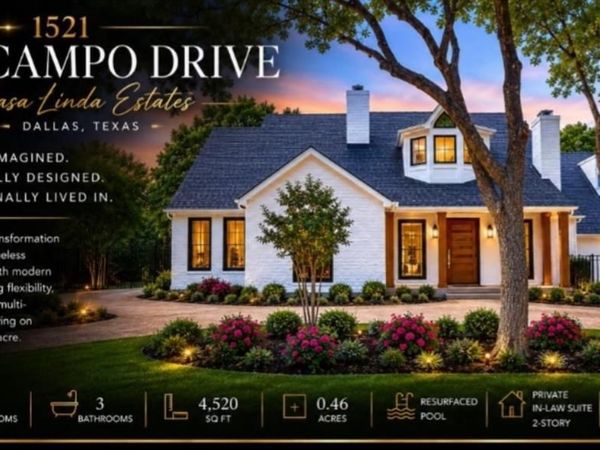 1521 El Campo Drive, Dallas, TX 75218